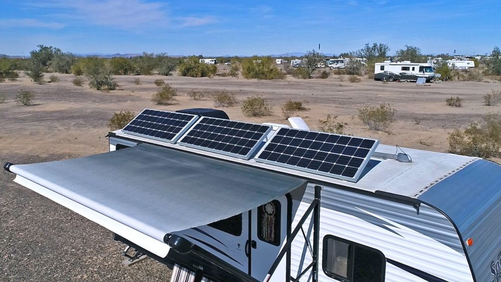 solar panels for camping trailers 