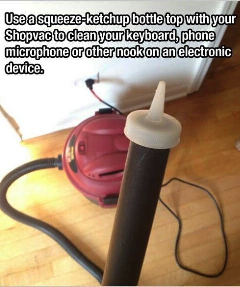 cleaning hacks electronics
